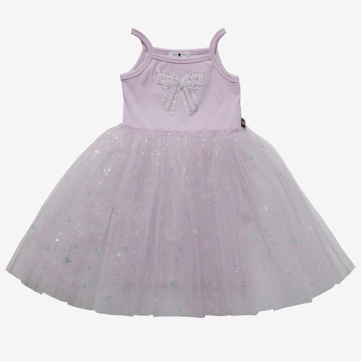 Isabel Bow Tutu Dress, Purple