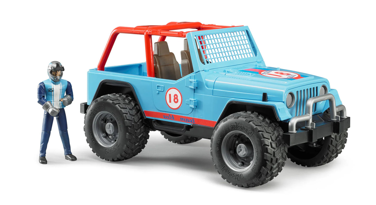 Jeep Cross Country w/Driver, Blue