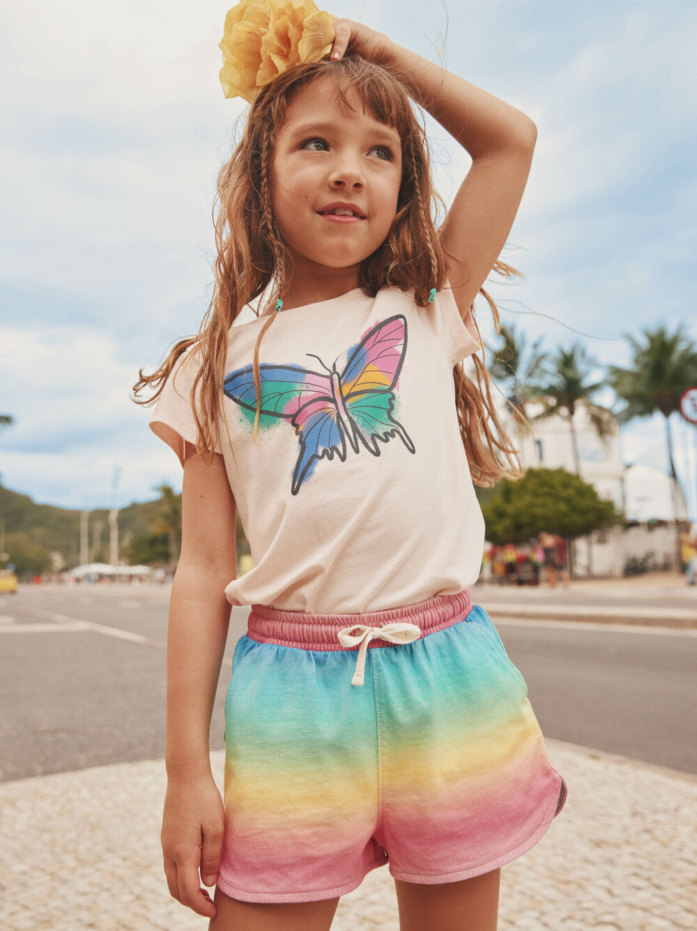 Tie Waist Shorts, Rio de Janiero