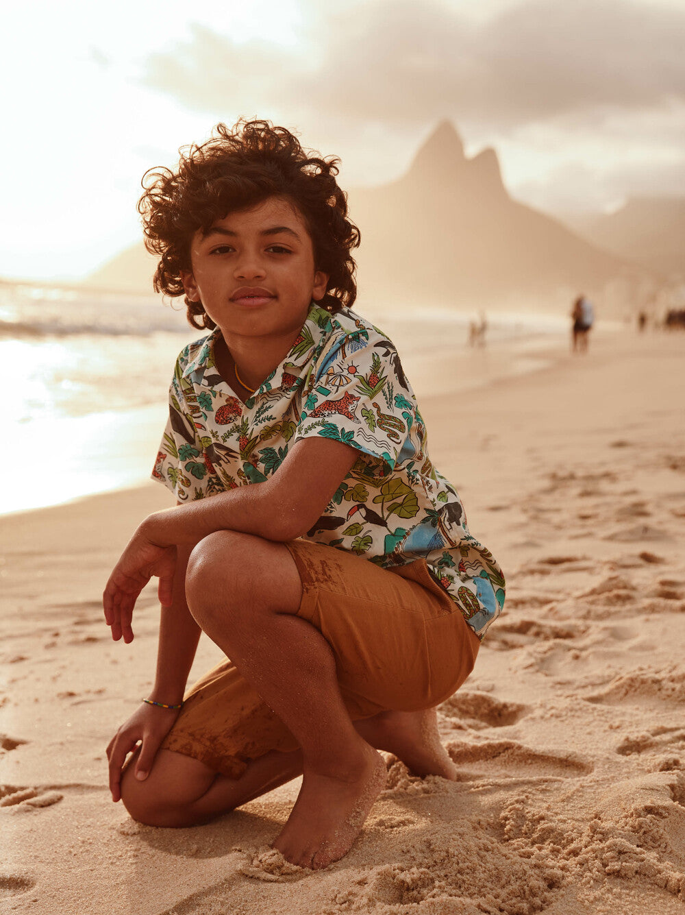 Printed Camp Shirt, Rio Animal