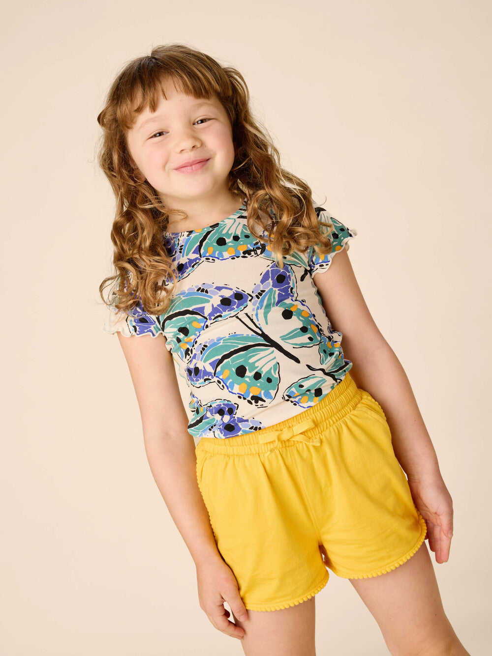 Pom-Pom Gym Shorts, Del Sol
