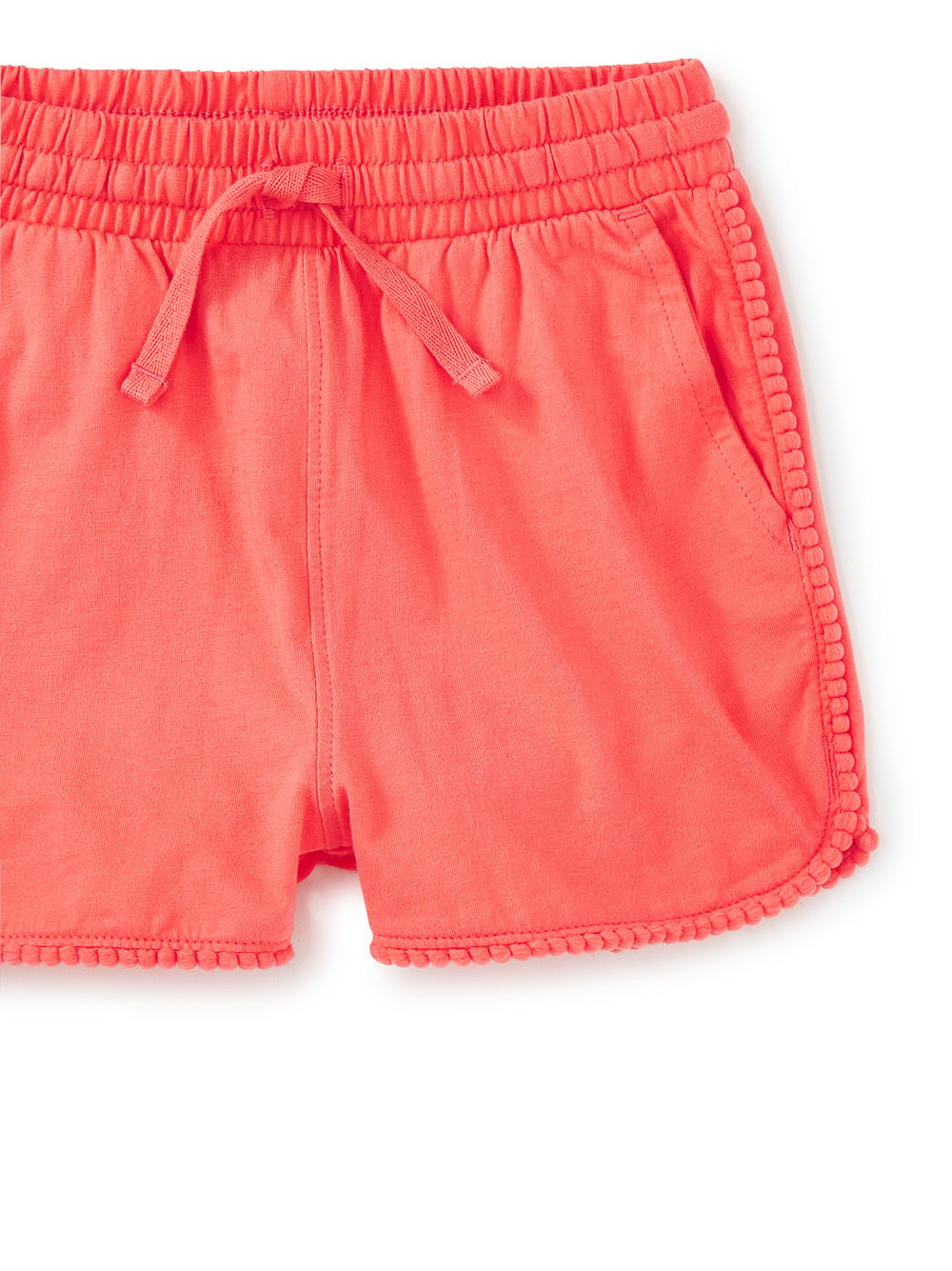 Pom-Pom Gym Shorts, Sunset Pink