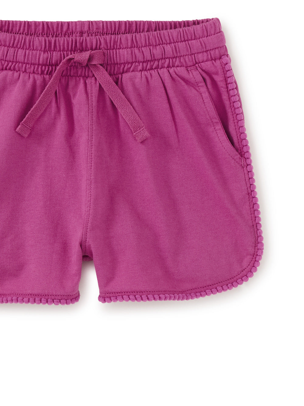 Pom-Pom Gym Shorts, Mulberry