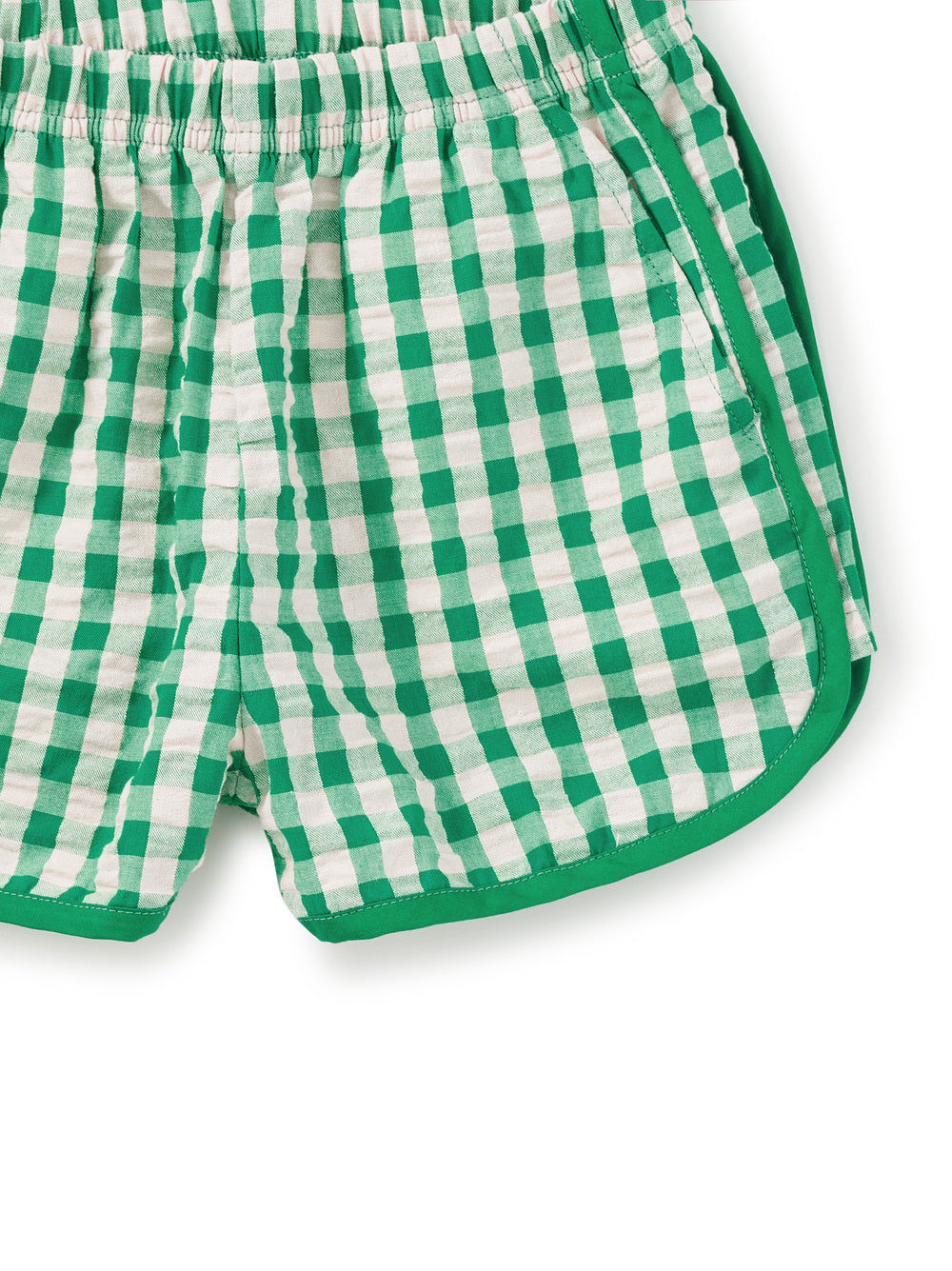 Woven Dolphin Shorts, Garden Party Check
