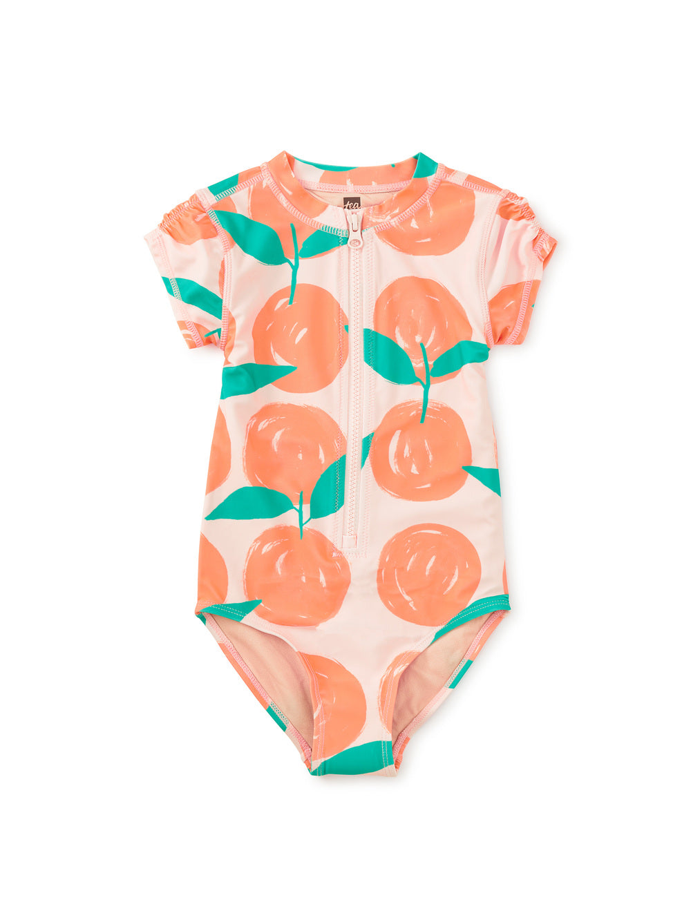 S/S One-Piece Rashguard, Valencia Oranges