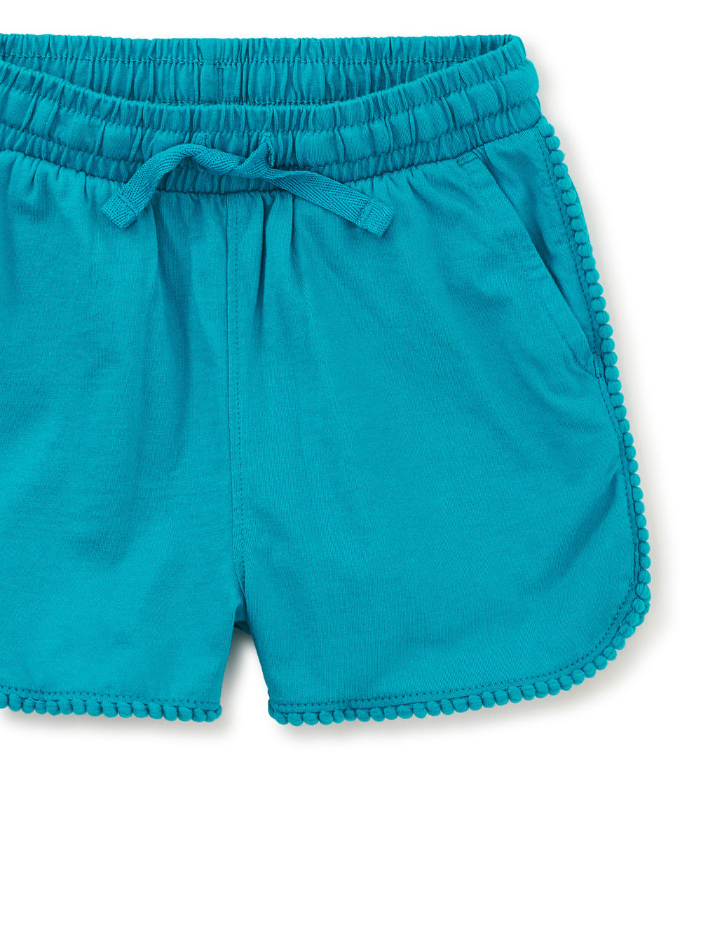 Pom-Pom Gym Shorts, Enamel Blue