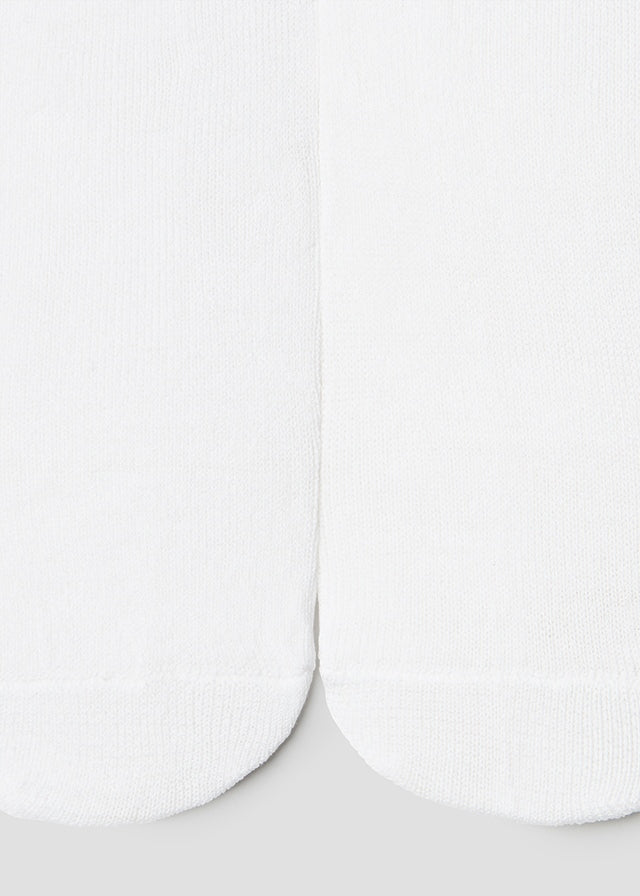 Cotton Blend Tights, White, Baby/Toddler