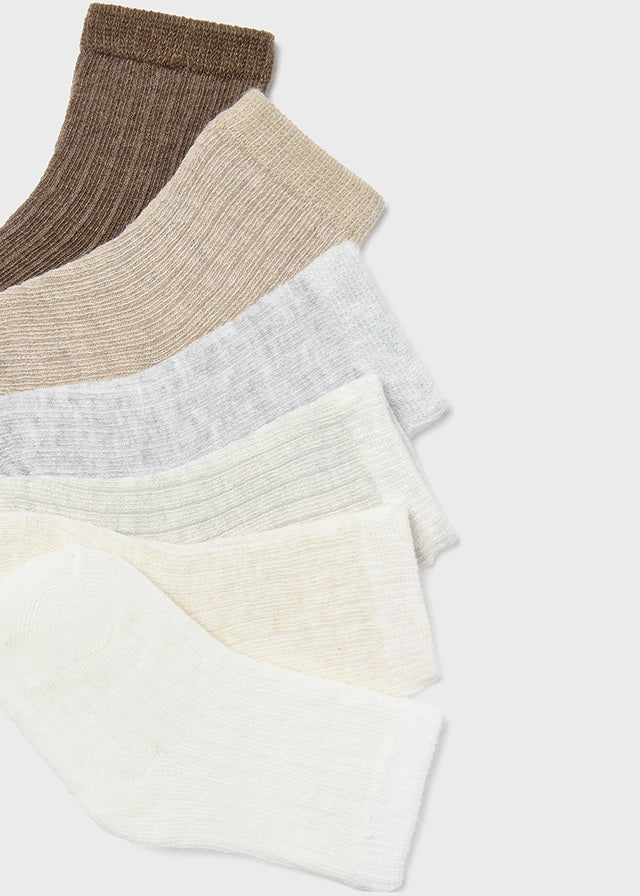 Six-Pack of Socks, Neutrals