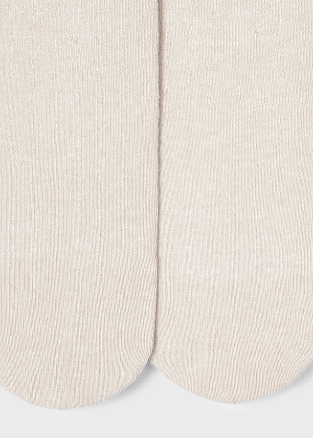 Cotton Blend Tights, Oatmeal, Toddler/Big Kid
