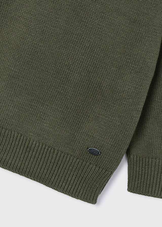 Crew Neck Sweater, Olive, 311