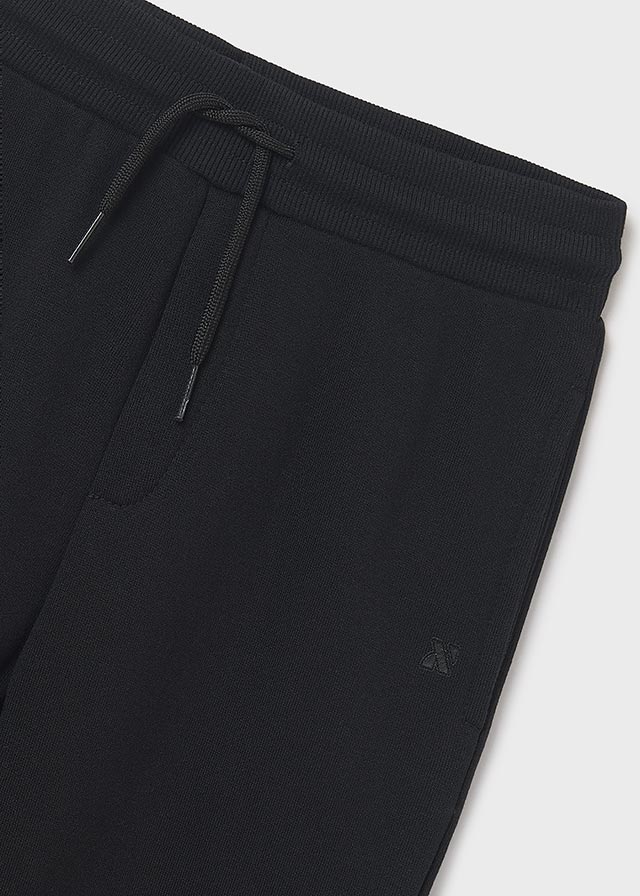 Fleece Joggers, Black, 705