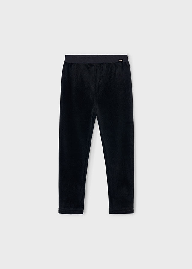 Velvet Leggings, Black, 712