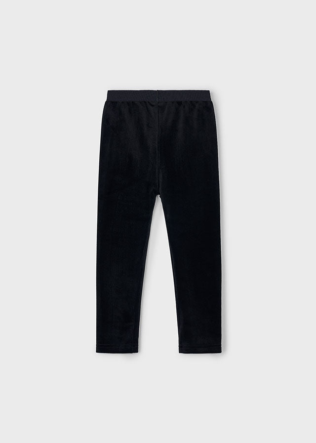 Velvet Leggings, Black, 712