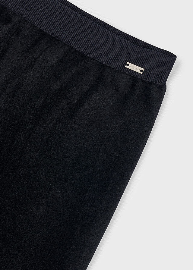Velvet Leggings, Black, 712