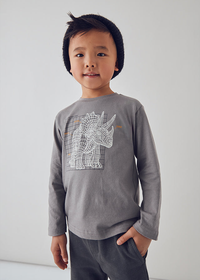 L/S Glow-in-the-Dark Tee, 4088