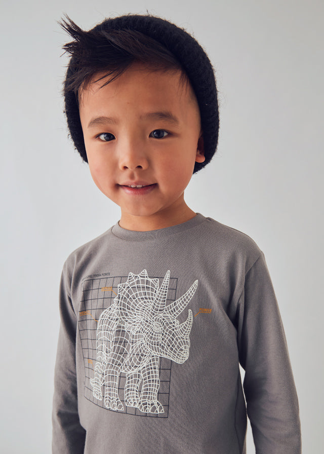 L/S Glow-in-the-Dark Tee, 4088