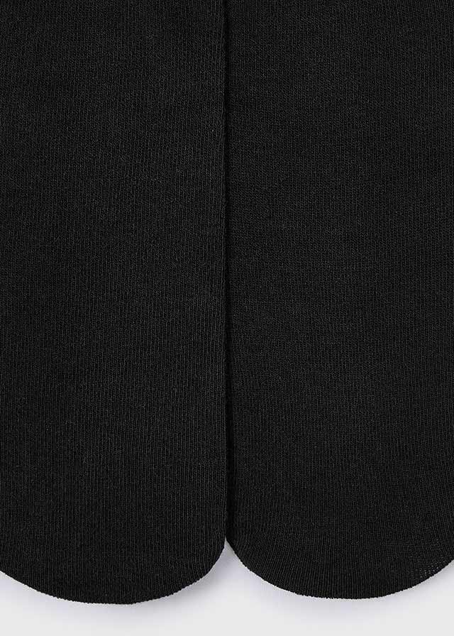 Cotton Blend Tights, Black, Toddler/Big Kid