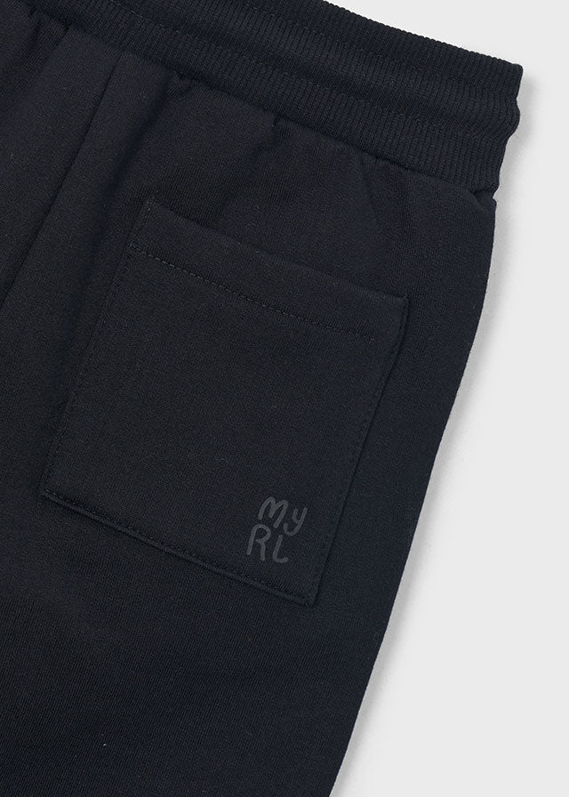Fleece Joggers, Black, 725