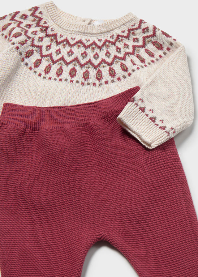 Knit Set, Plum, 2505