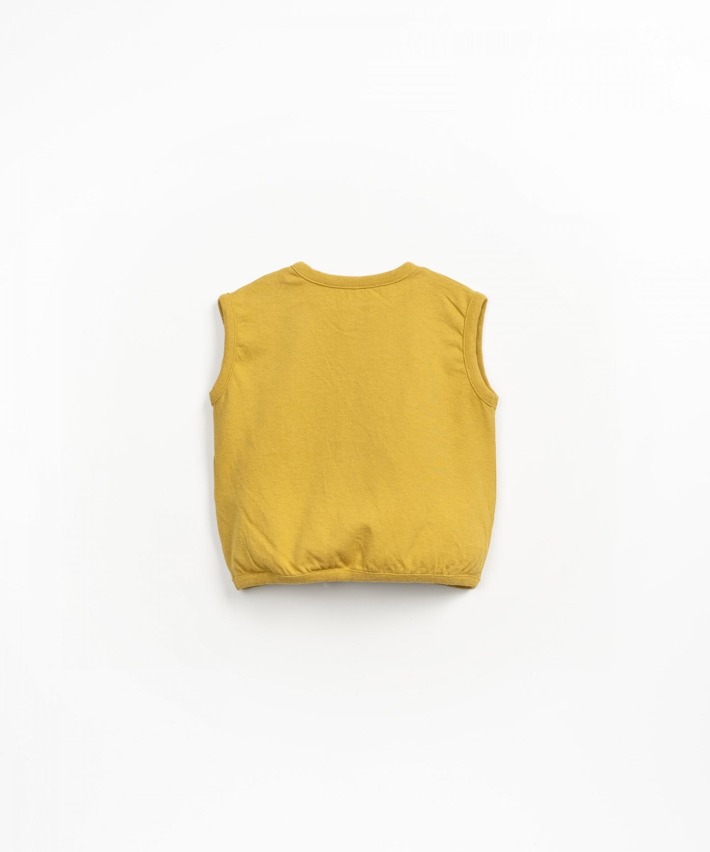 Jersey Sleeveless Tee, Mustard