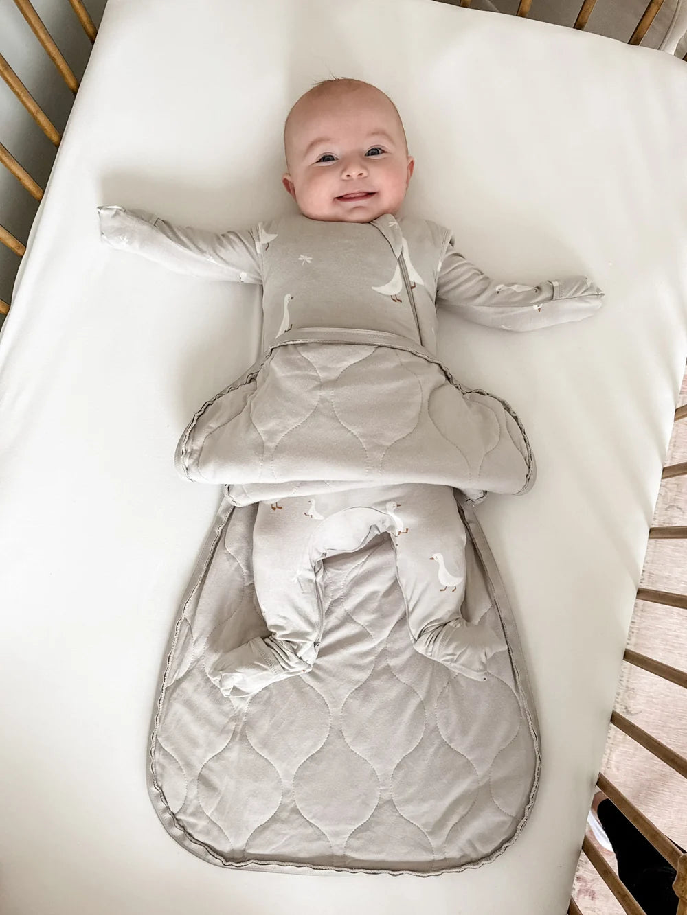 Transitional Swaddle Bag, Goose, 1.0 Tog