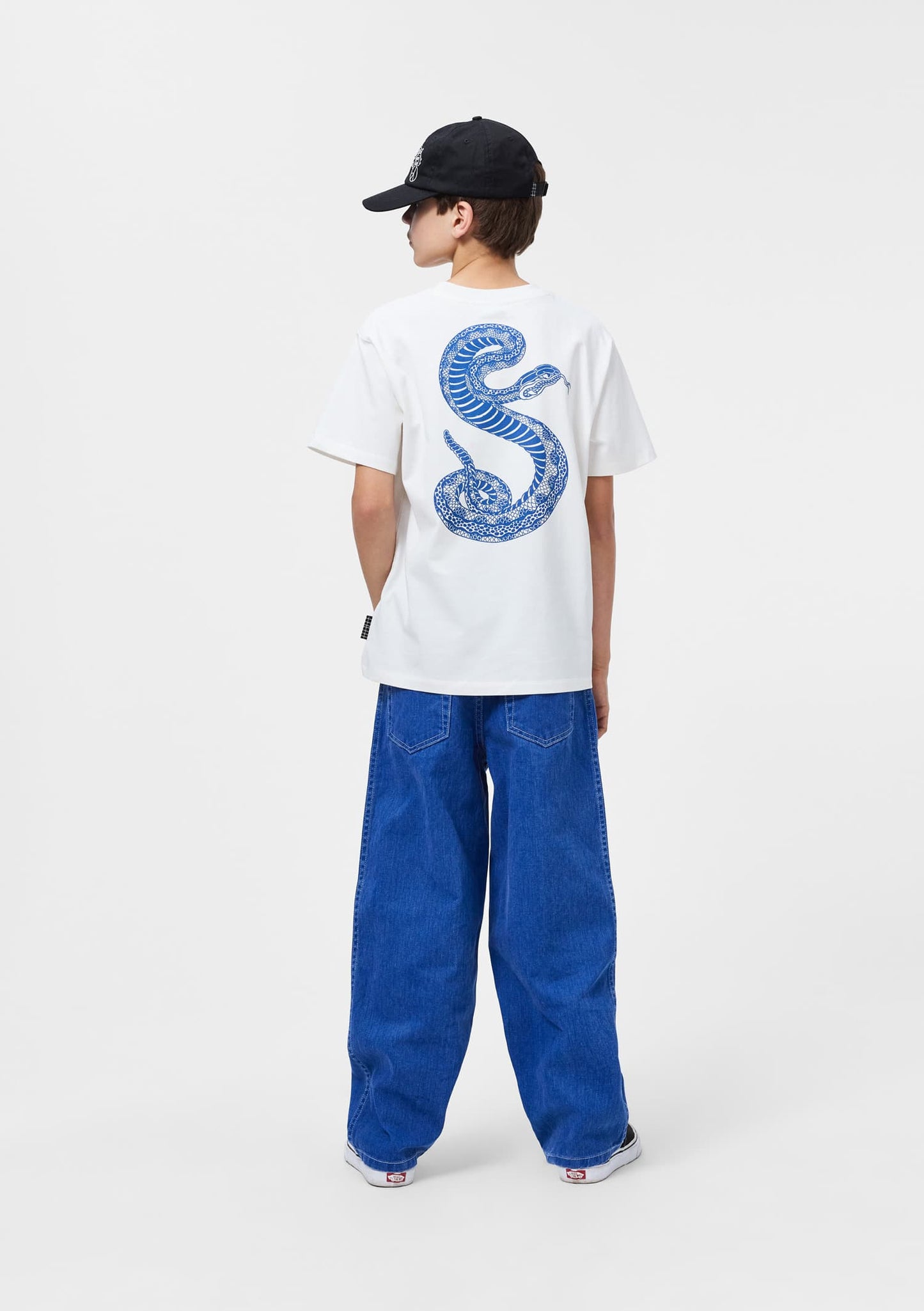 Rodney T-Shirt, Blue Snake