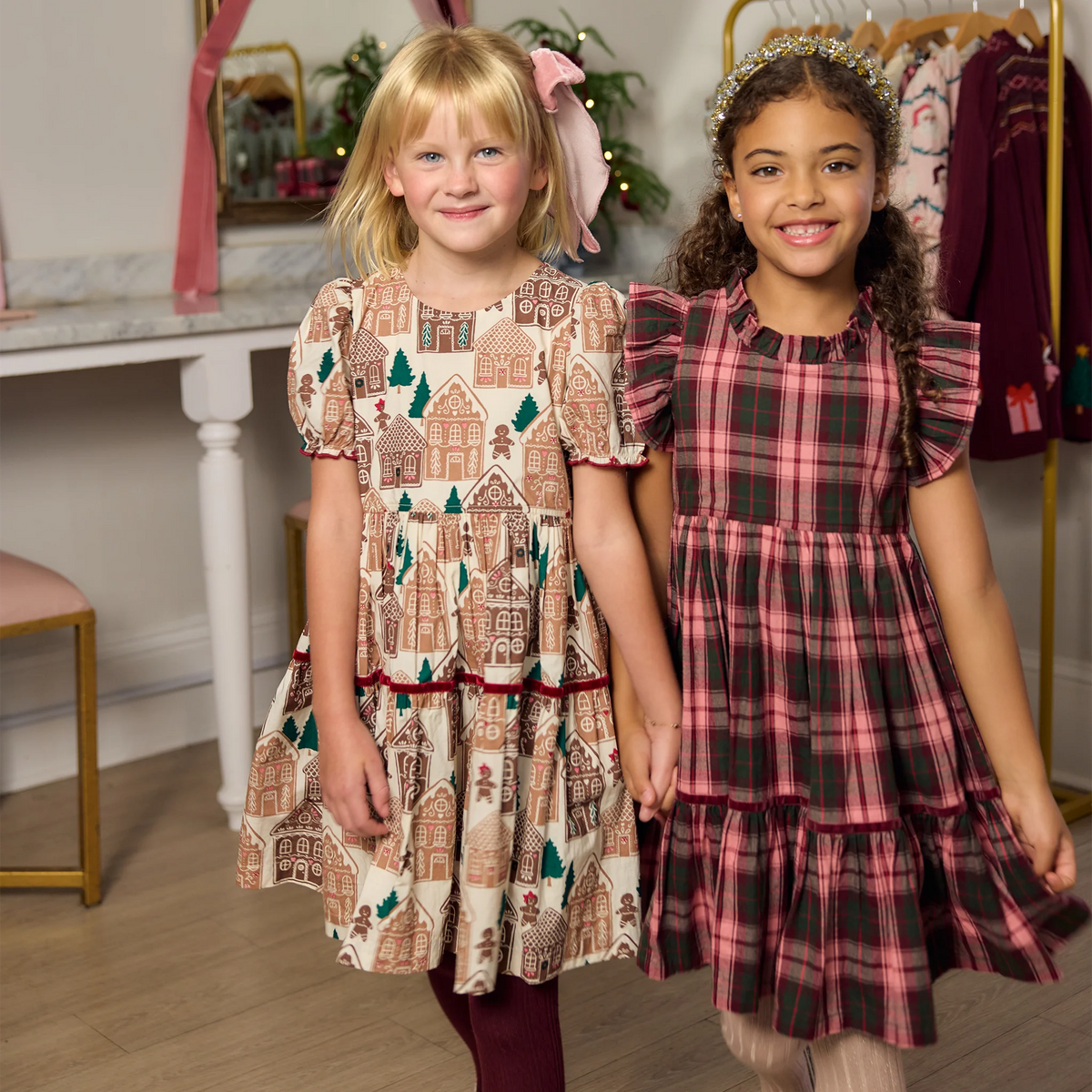 Eliza Dress, Gingerbread Houses