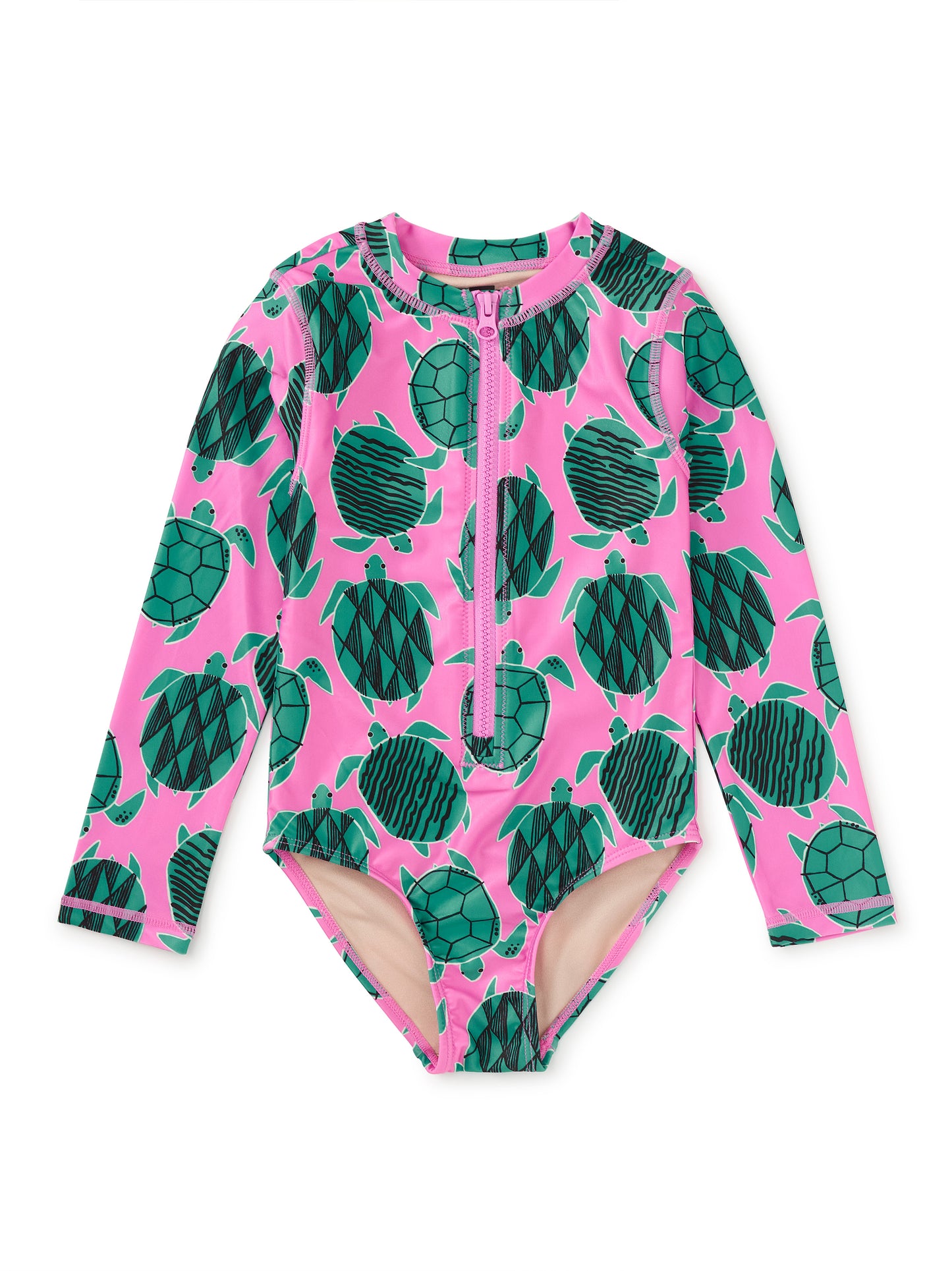 L/S One Piece, Tiled Turtles