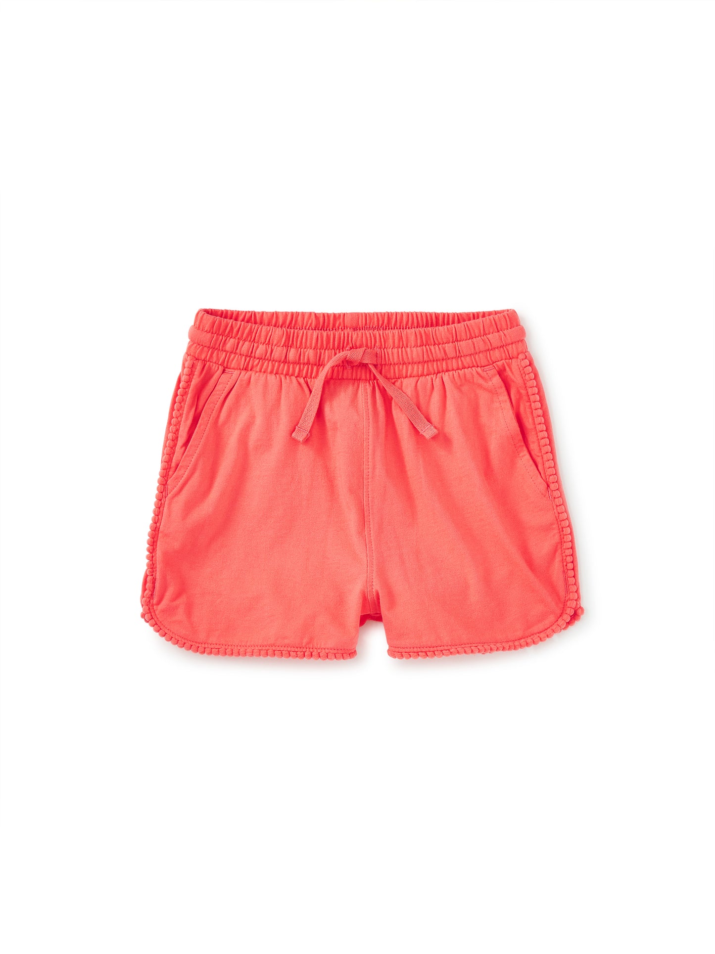 Pom-Pom Gym Shorts, Sunset Pink