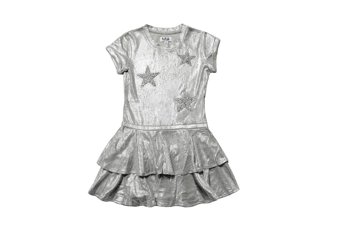 Metallic Dress, Silver