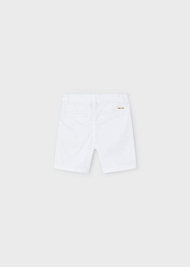 Twill Chino Shorts, White, 202