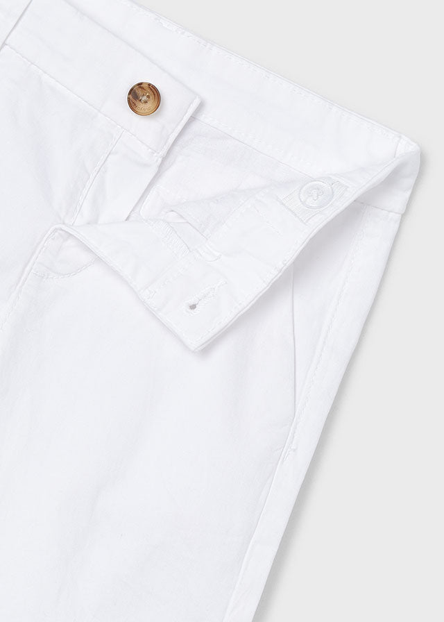 Twill Chino Shorts, White, 202