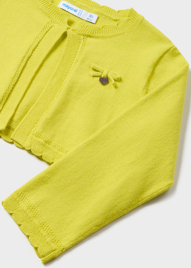 Knit Cardigan, Citrus, 302