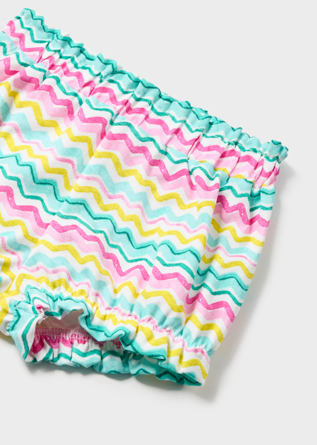 Chevron Print Bloomers, Agate, 1225