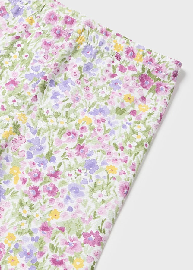 Floral Print Leggings, Dahlia, 1731