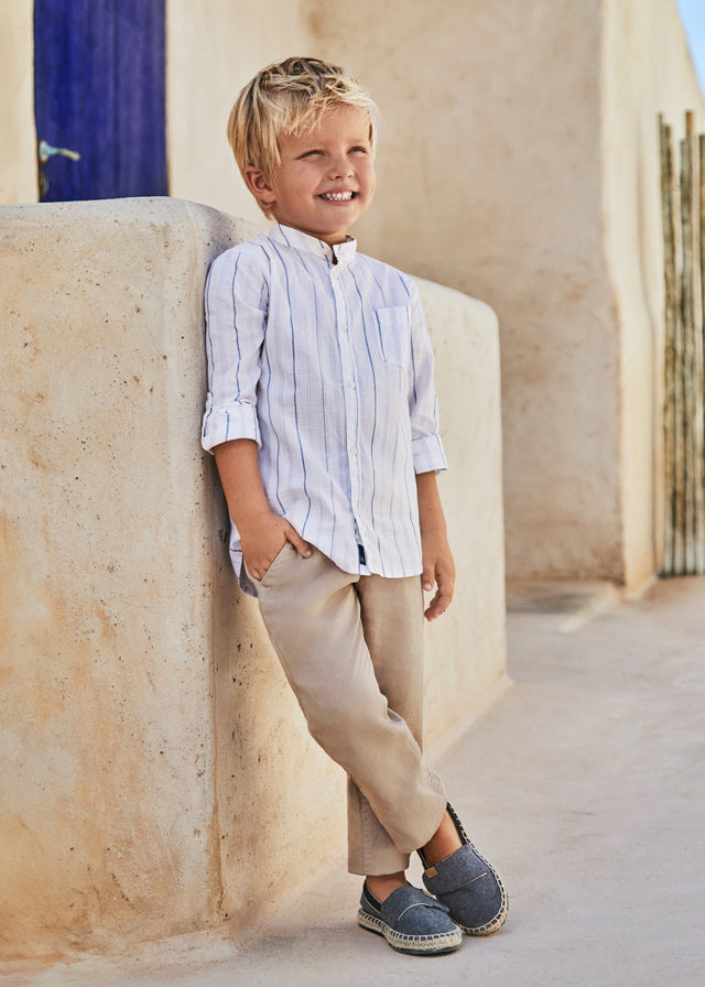 Linen Pants, Semolina, 3527