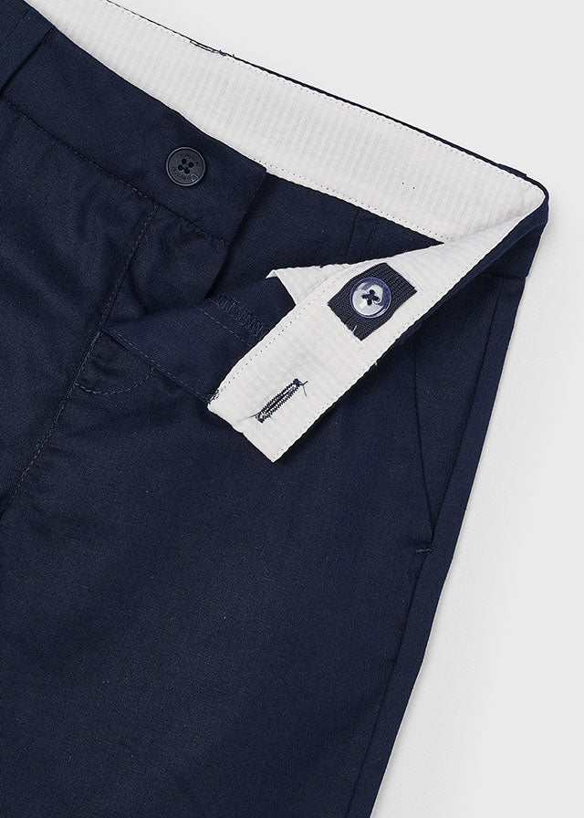 Linen Suiting Pants, Navy, 3542