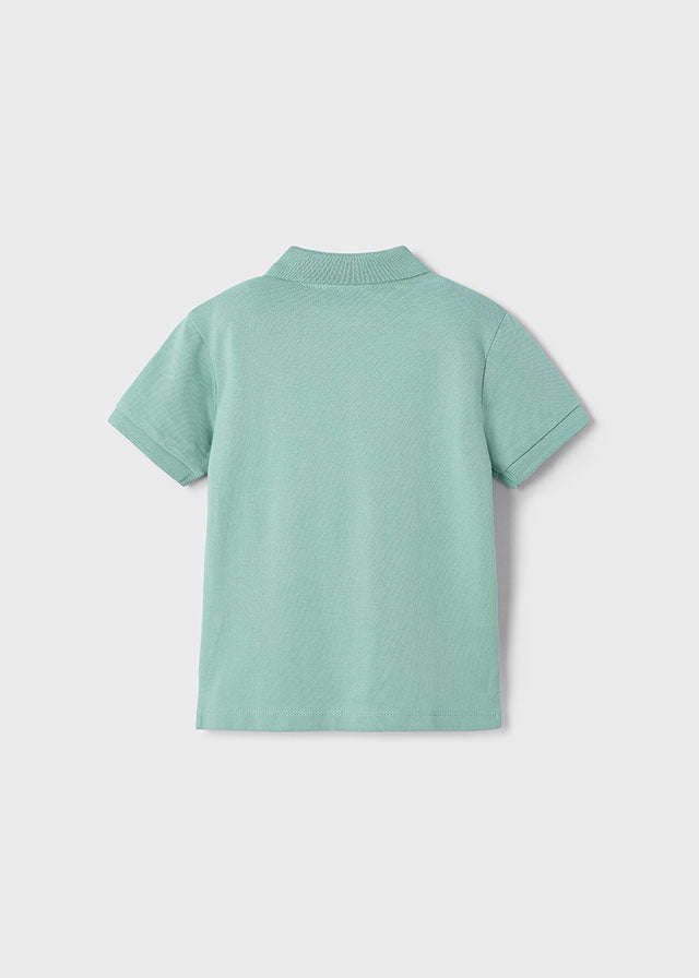 S/S Pique Polo, Bayleaf, 150