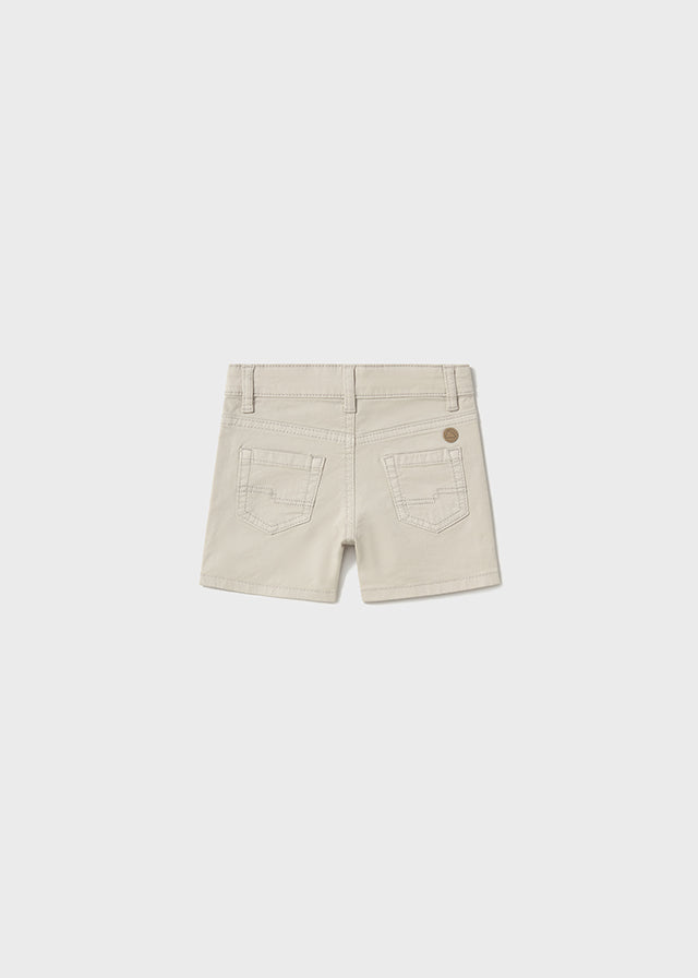 5-Pocket Twill Shorts, Bone, 206