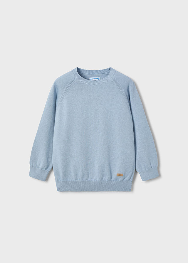 Lightweight Crewneck Sweater, Light Blue, 311