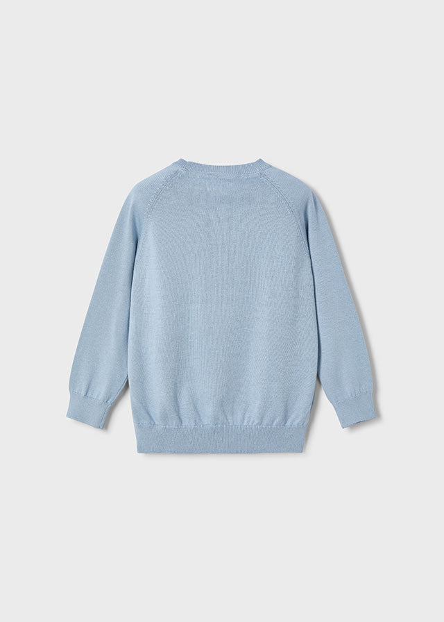 Lightweight Crewneck Sweater, Light Blue, 311