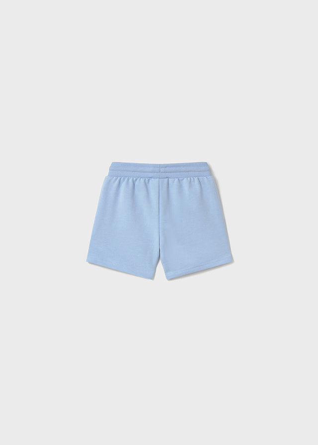 Fleece Shorts, Light Blue, 621