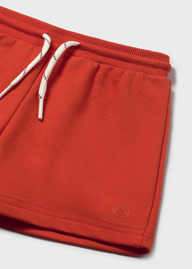 Fleece Shorts, Red, 621