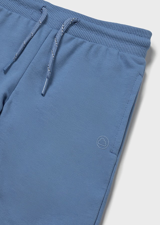 Cuffed Fleece Pants, Capri Blue, 711