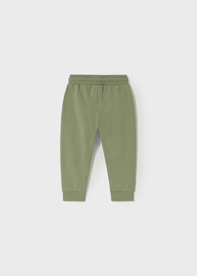 Cuffed Fleece Pants, Sage, 711