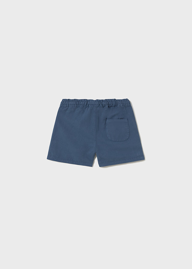 Linen Bermuda Shorts, Blue, 1247