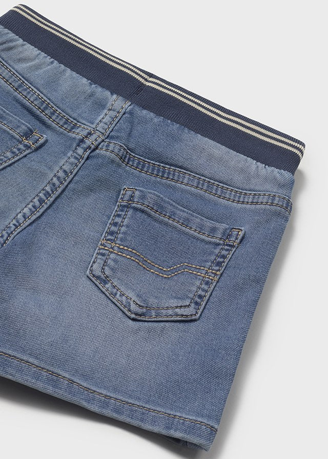 Denim Shorts, Medium Wash, 1248