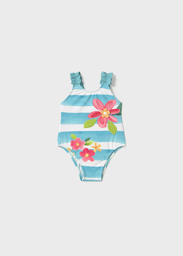 Swimsuit, Stripes and Flowers, 1741