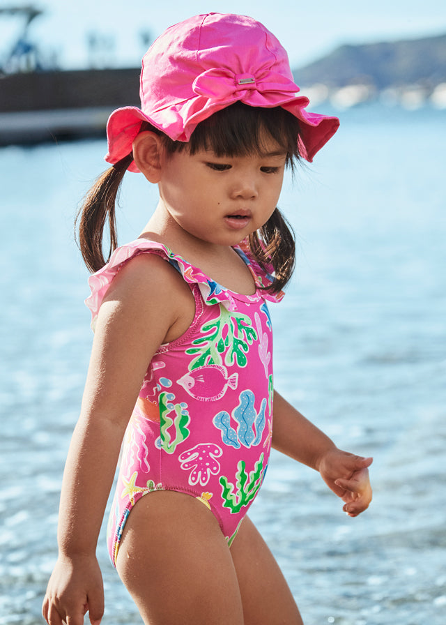 Swimsuit, Fuchsia Reef, 1742