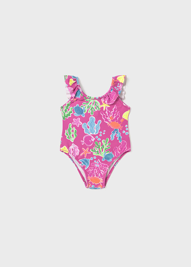 Swimsuit, Fuchsia Reef, 1742